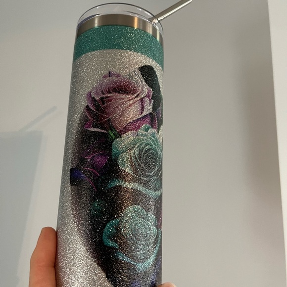 Mom Gift Personalized Glitter Tumbler Custom Made - Picture 3 of 7